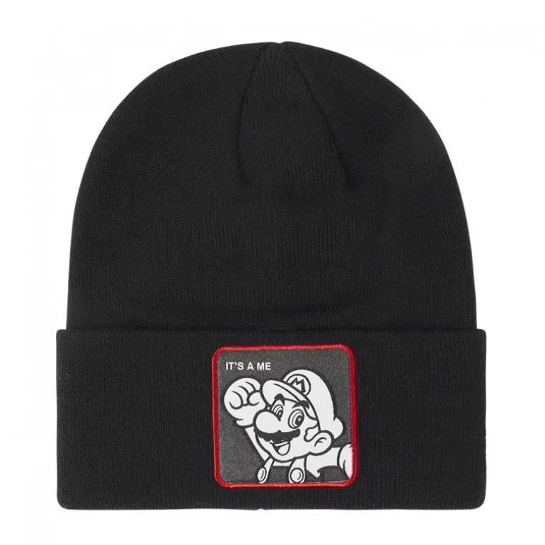 Bonnet Super Mario Noir Capslab