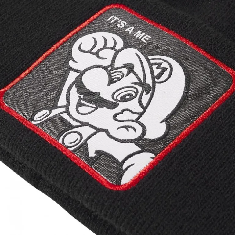 Bonnet Super Mario Noir Capslab