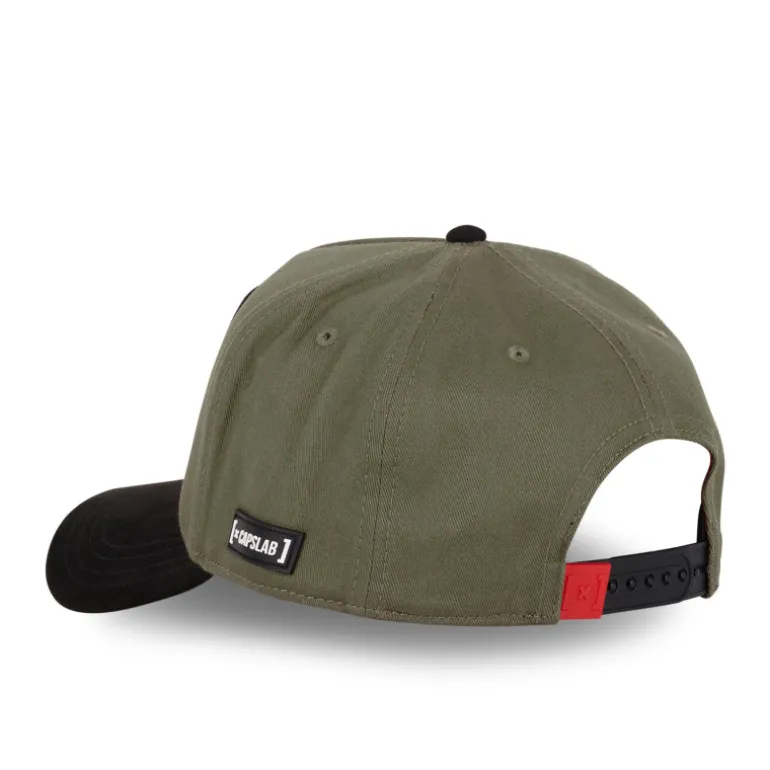 Casquette Baseball Bi matière coton/suédine Dc Comics Batman Snapback Marron - Capslab
