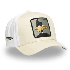 Casquette Baseball Looney Tunes Daffy Duck Snapback Beige - Capslab