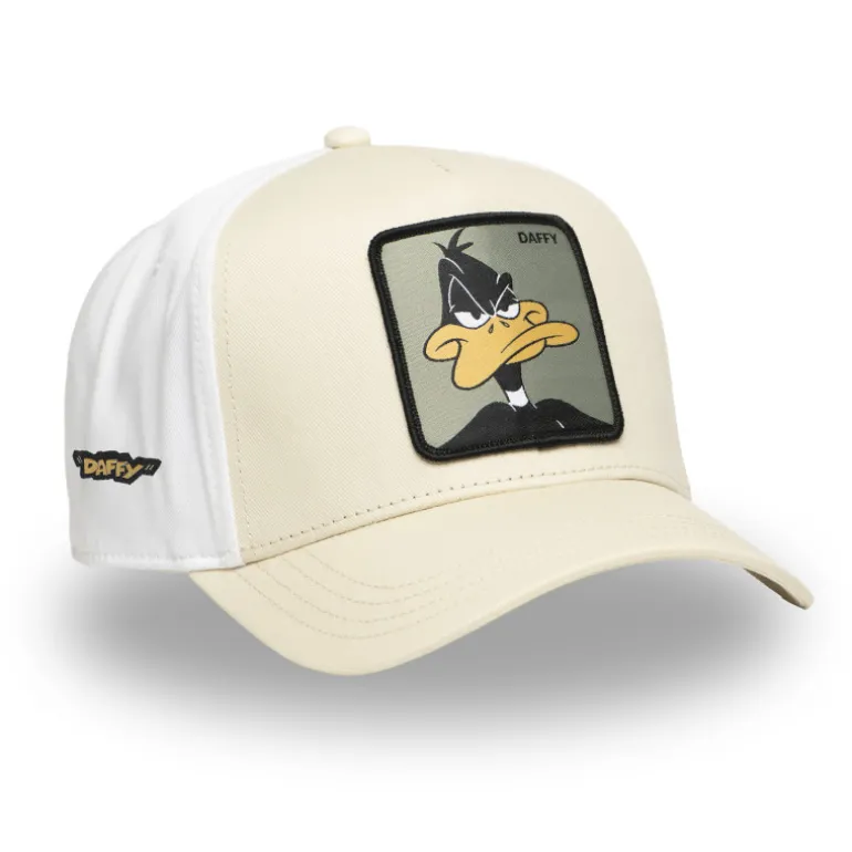Casquette Baseball Looney Tunes Daffy Duck Snapback Beige - Capslab