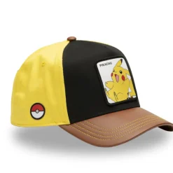Casquette Baseball Pokemon Pikachu Snapback Jaune - Capslab