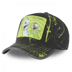 Casquette Baseball Rick And Morty Boucle Noir Capslab