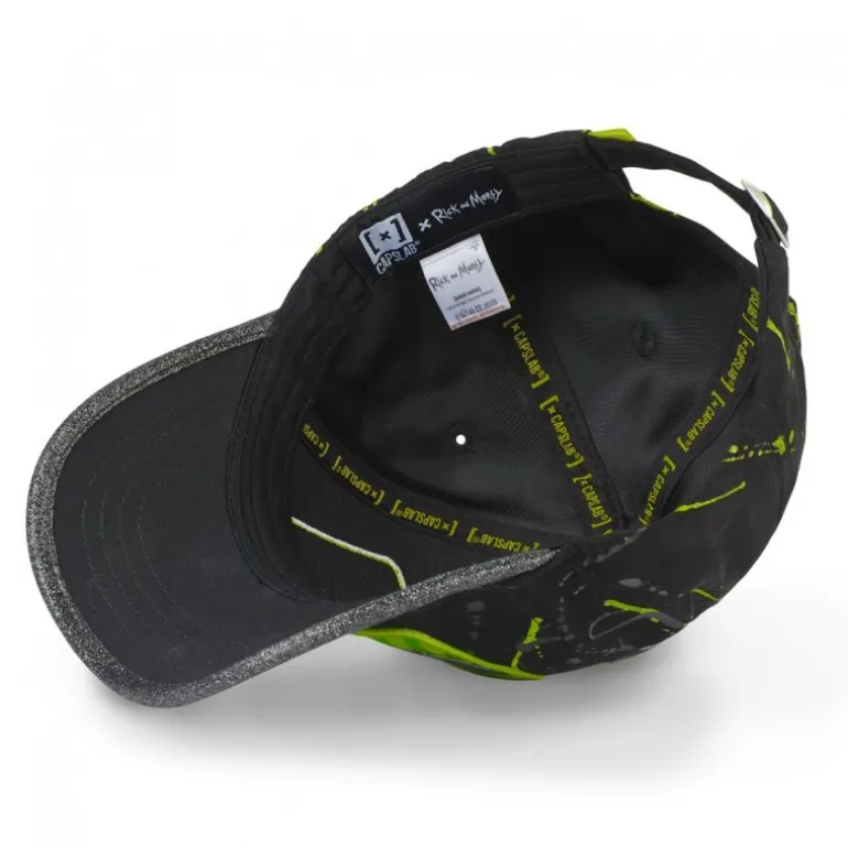Casquette Baseball Rick And Morty Boucle Noir Capslab