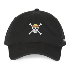 Casquette Dad cap One Piece Strapback / Boucle - Noire - Capslab