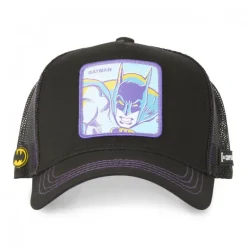 Casquette Trucker Dc Comics Batman Snapback Noir Capslab