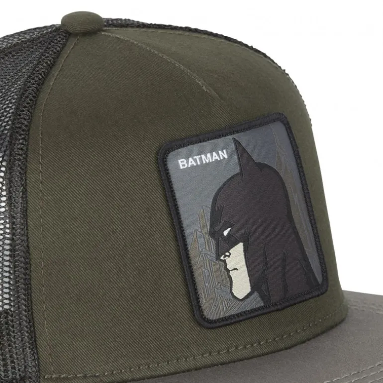 Casquette Trucker Dc Comics Batman Snapback Gris Capslab