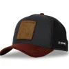 Casquette Trucker Denim et Suedine Looney Tunes Coyote, Bip Bip Snapback - Bleue - Capslab