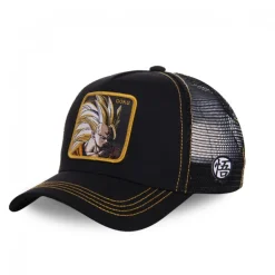 Casquette Trucker Dragon Ball Z Goku Snapback Noir Capslab