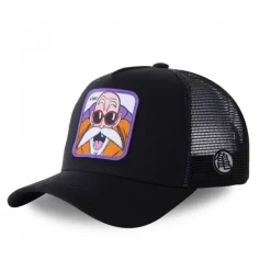 Casquette Trucker Dragon Ball Z Tortue Geniale Snapback Noir Capslab