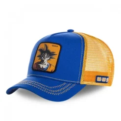 Casquette Trucker Dragon Ball Z Goku Snapback Bleu Capslab