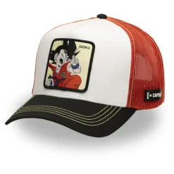 Casquette Trucker Dragon Ball Goku Snapback Blanche - Capslab