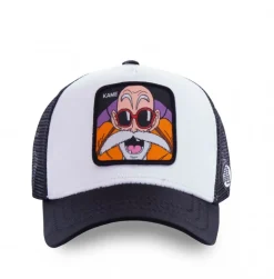 Casquette Trucker Dragon Ball Z Tortue Geniale Snapback Blanc Capslab
