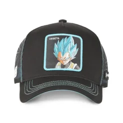 Casquette Trucker Dragon Ball Super Vegeta Snapback Noir Capslab