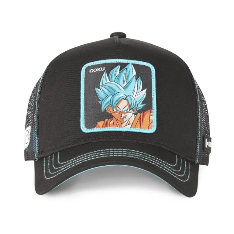 Casquette Trucker Dragon Ball Super Goku Snapback Noir Capslab