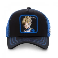 Casquette Trucker Dragon Ball Z Vegeta Snapback Noir Capslab
