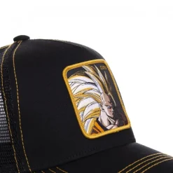 Casquette Trucker Dragon Ball Z Goku Snapback Noir Capslab