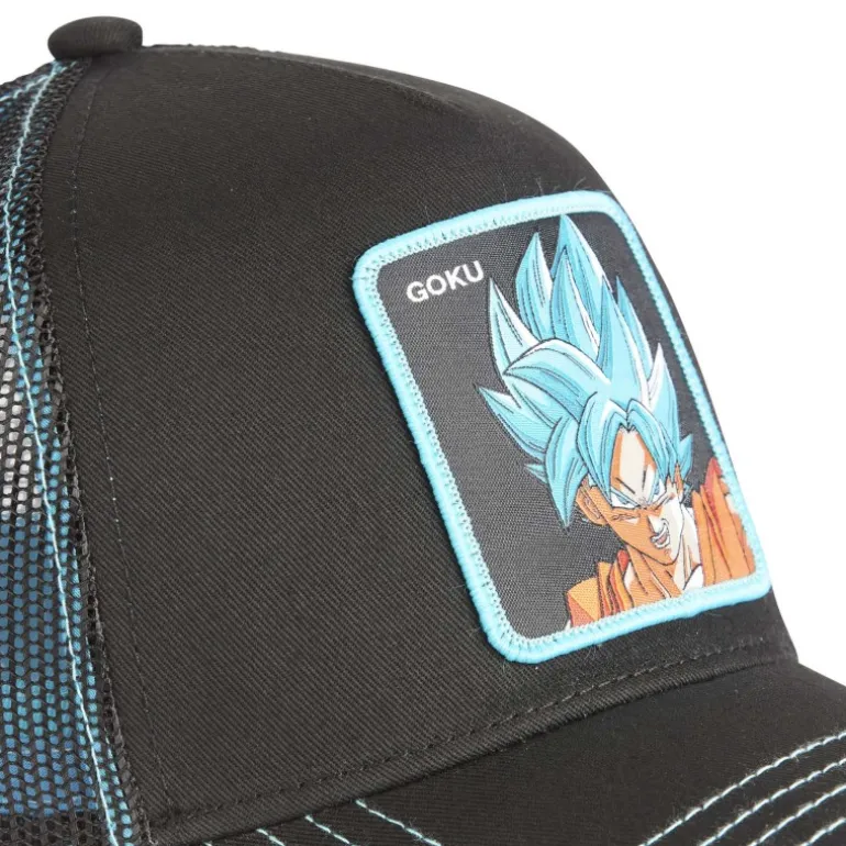 Casquette Trucker Dragon Ball Super Goku Snapback Noir Capslab