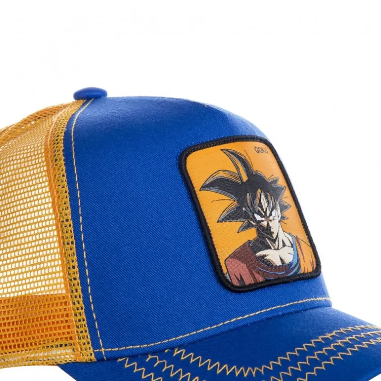 Casquette Trucker Dragon Ball Z Goku Snapback Bleu Capslab