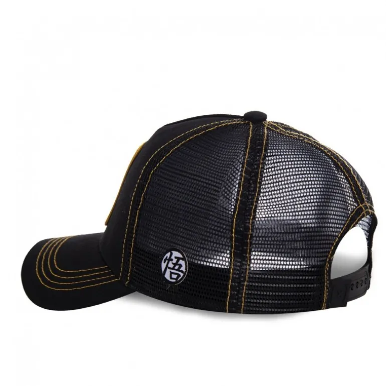 Casquette Trucker Dragon Ball Z Goku Snapback Noir Capslab