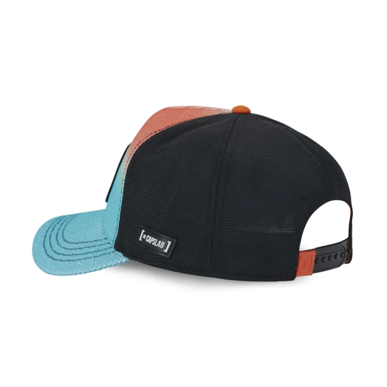 Casquette Trucker Dragon Ball Super Goku, Black Goku Snapback - Turquoise - Capslab