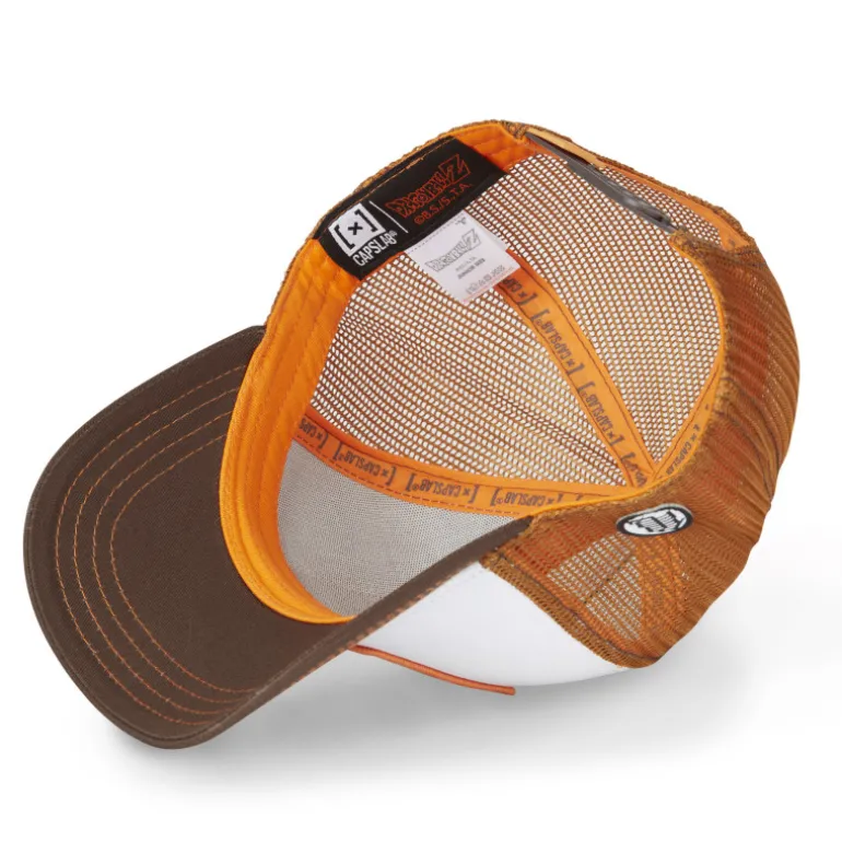 Casquette Trucker Dragon Ball Z Tortue Geniale Snapback - Blanche - Capslab