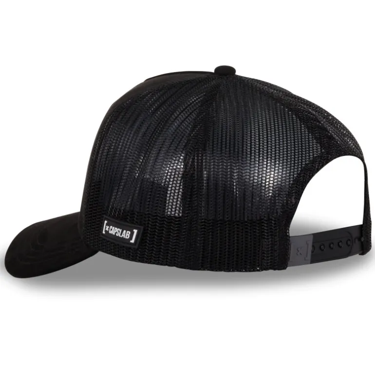 Casquette Trucker en Suedine Looney Tunes Daffy Duck Snapback - Noire - Capslab