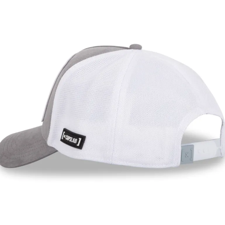 Casquette Trucker en Suedine Looney Tunes Bugs Bunny Snapback - Grise - Capslab