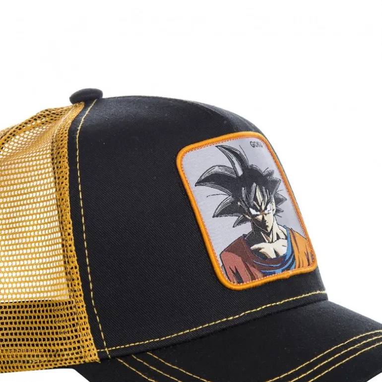 Casquette Trucker enfant Dragon Ball Z Goku Snapback Noir Capslab