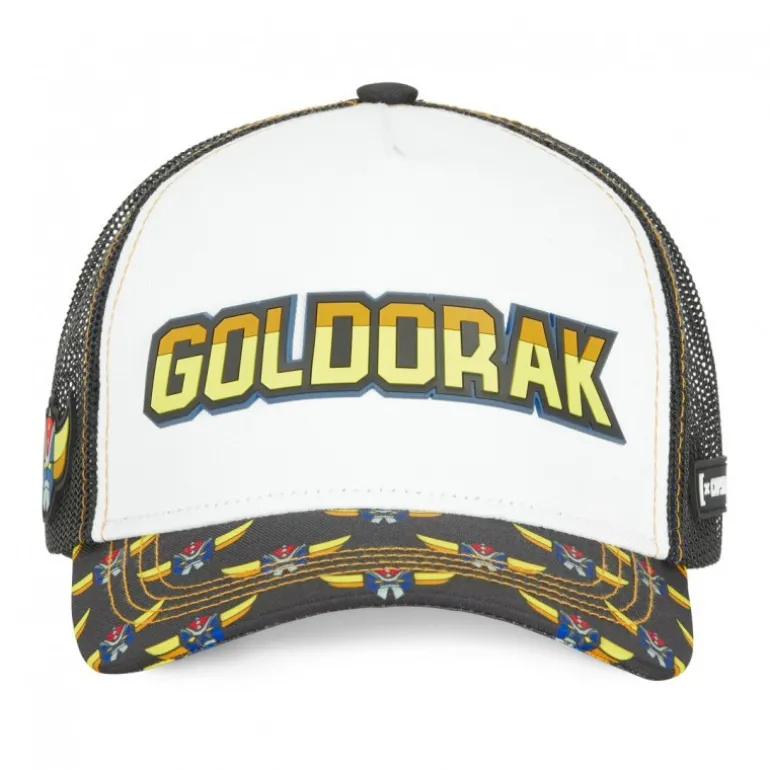 Casquette Trucker Goldorak Snapback Blanc Capslab