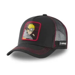 Casquette Trucker Junior Naruto Shippuden Snapback Noire - Capslab
