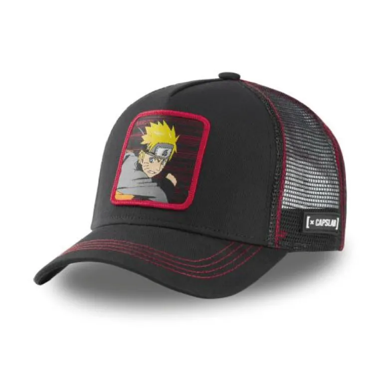 Casquette Trucker Junior Naruto Shippuden Snapback Noire - Capslab