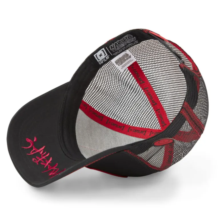 Casquette Trucker Junior Naruto Shippuden Snapback Noire - Capslab