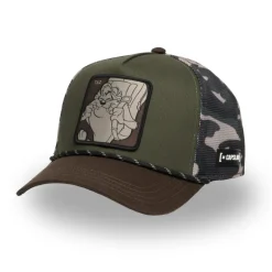 Casquette Trucker Looney Tunes Taz Snapback Kaki - Capslab