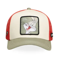 Casquette Trucker Looney Tunes Bugs Bunny Snapback Beige - Capslab