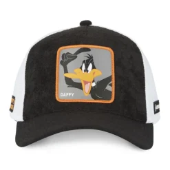 Casquette Trucker Looney Tunes Daffy Duck Snapback Noire - Capslab