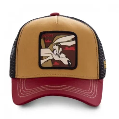 Casquette Trucker Looney Tunes Coyote Snapback Orange Capslab