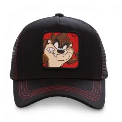 Casquette Trucker Looney Tunes Taz Snapback Noir Capslab