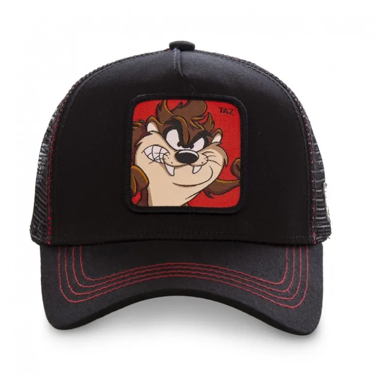 Casquette Trucker Looney Tunes Taz Snapback Noir Capslab