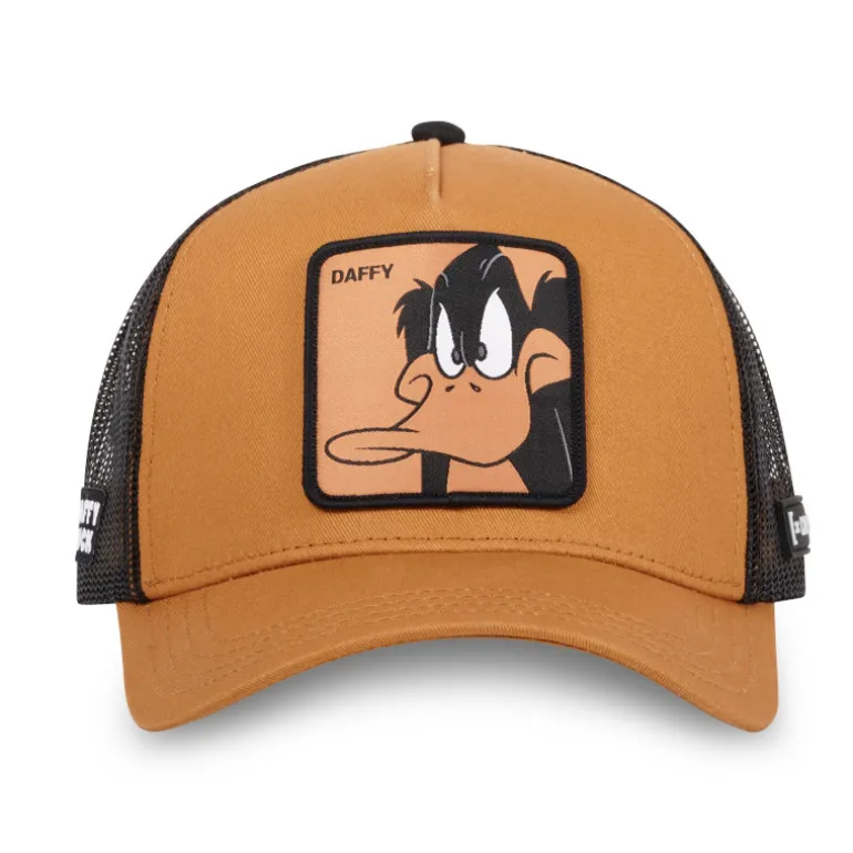 Casquette Trucker Looney Tunes Daffy Duck Snapback - Orange - Capslab