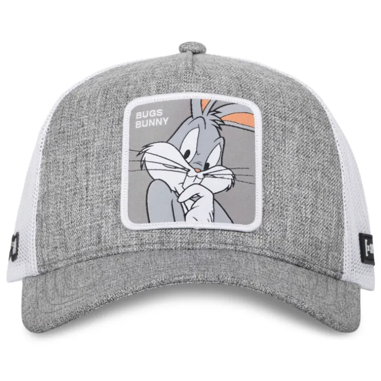 Casquette Trucker Looney Tunes Bugs Bunny Snapback - Grise - Capslab