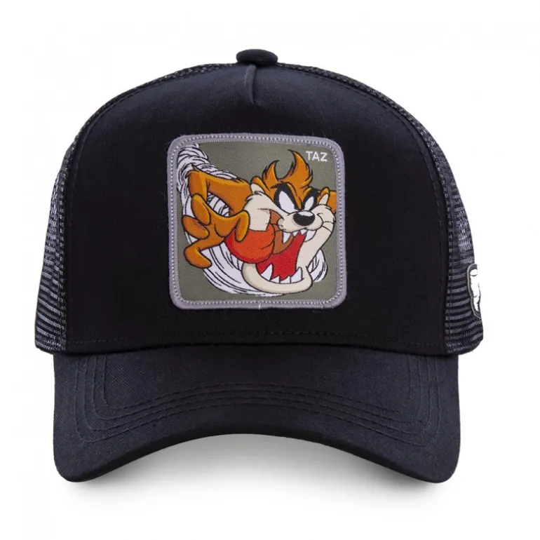 Casquette Trucker Looney Tunes Taz Snapback Noir Capslab