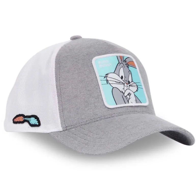 Casquette Trucker Looney Tunes Bugs Bunny Snapback - Grise - Capslab