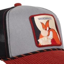 Casquette Trucker Looney Tunes Snapback - Grise - Capslab