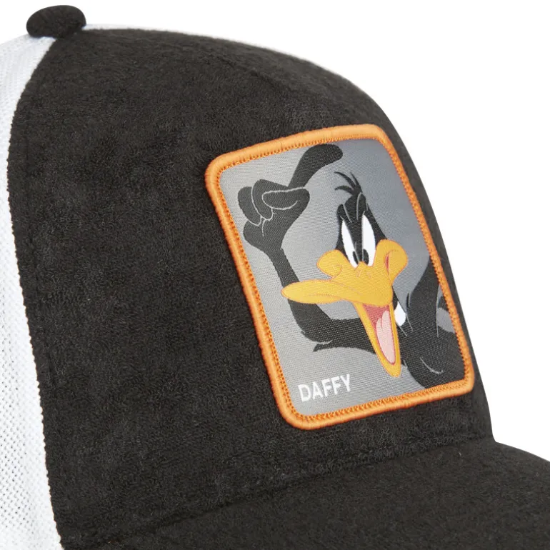 Casquette Trucker Looney Tunes Daffy Duck Snapback Noire - Capslab