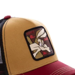 Casquette Trucker Looney Tunes Coyote Snapback Orange Capslab