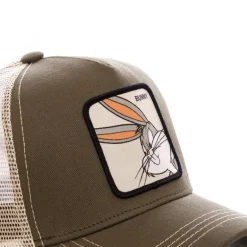 Casquette Trucker Looney Tunes Bugs Bunny Snapback Vert Capslab