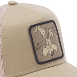 Casquette Trucker Looney Tunes Coyote Snapback Beige Capslab