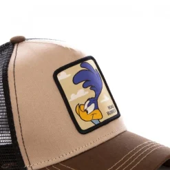 Casquette Trucker Looney Tunes Bip Bip Snapback Marron Capslab