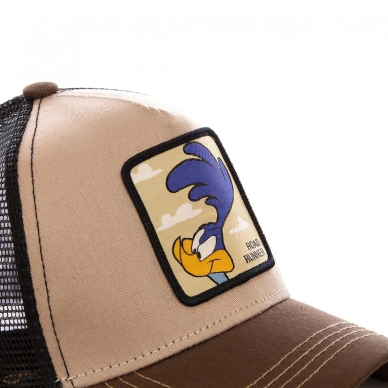 Casquette Trucker Looney Tunes Bip Bip Snapback Marron Capslab